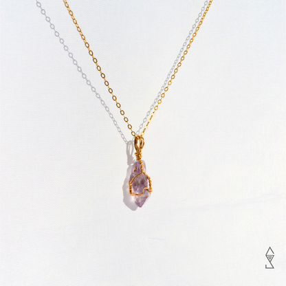 Amethyst Necklace : Garden Buds Collection