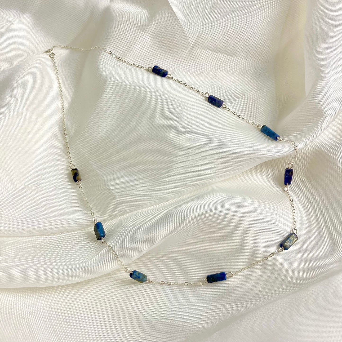 lapis lazuli necklace handmade in australia