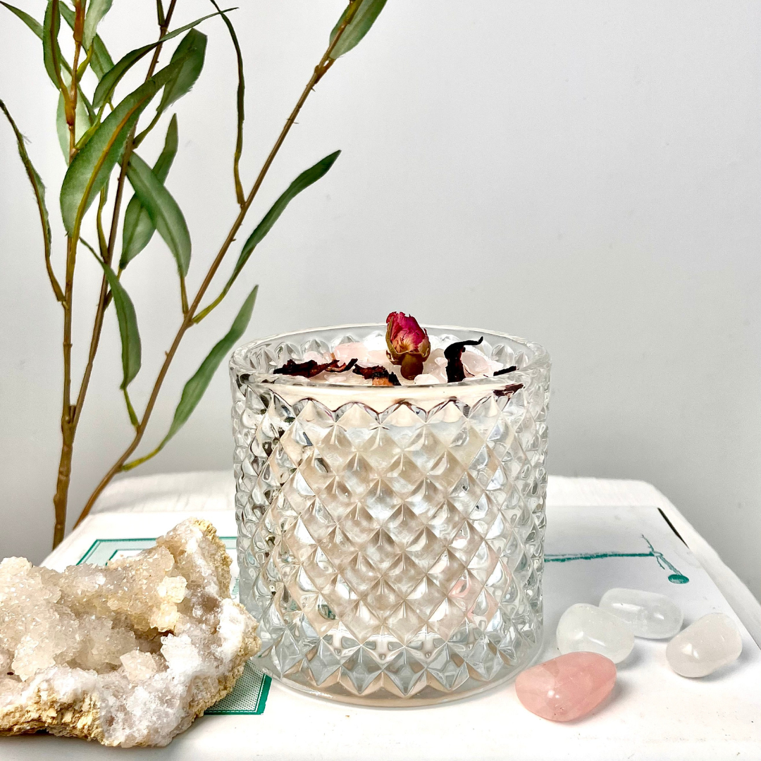 Crystal Infused Candles