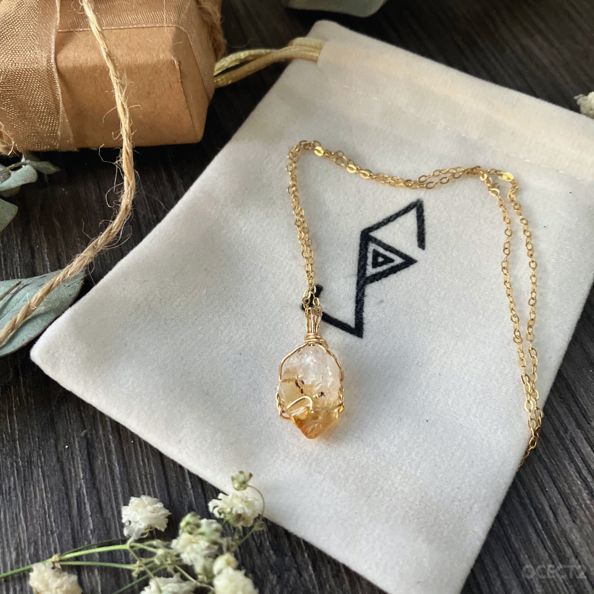 elegant Citrine Necklace crystal jewelry for the modern mindful woman