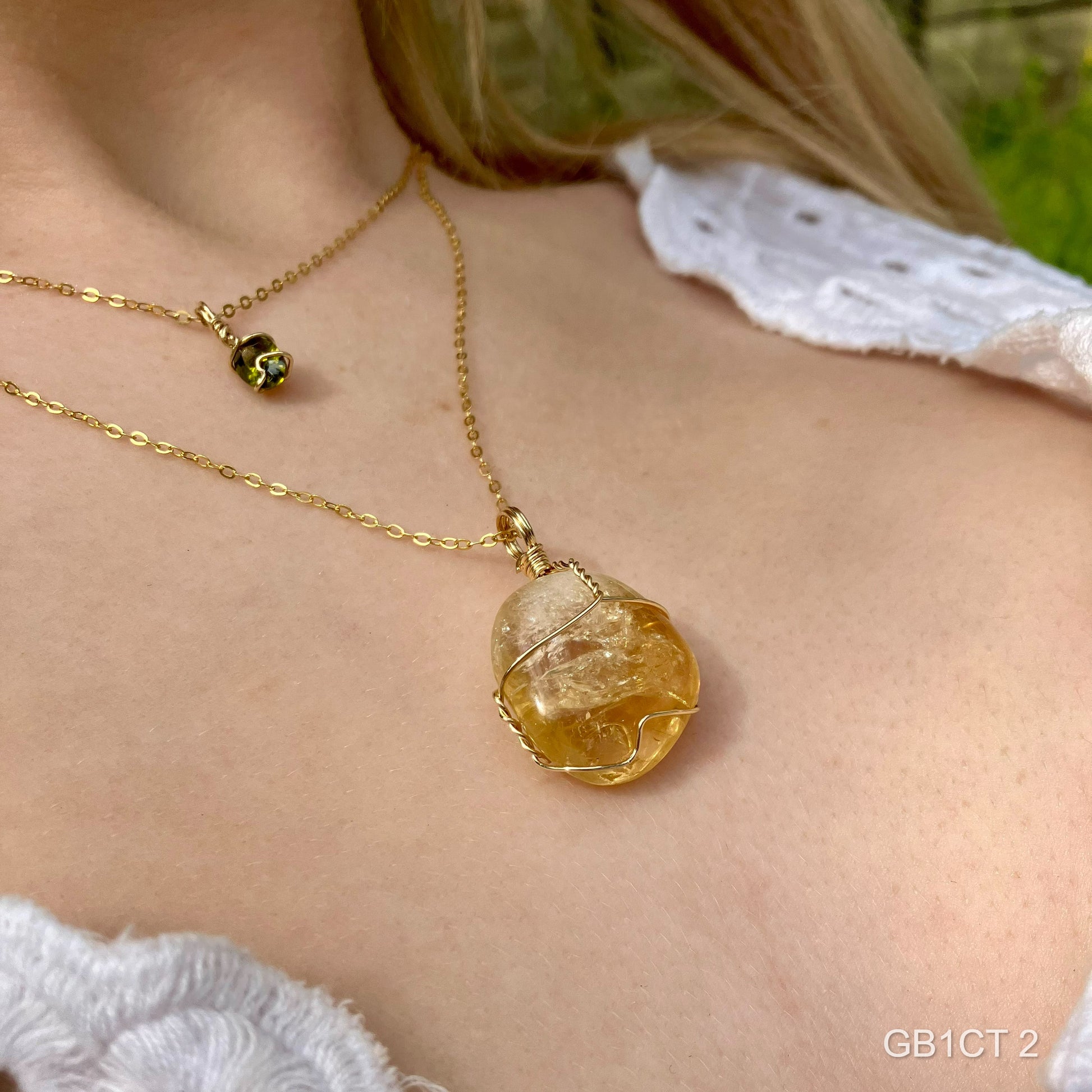 buy citrine necklace crystal jewelry australia